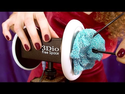 Floam & Slime! ASMR Ear Cleaning & Ear Massage Sounds – Binaural Whisper 3Dio