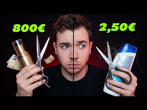 #ASMR : Coiffeur 800€ VS 2,50€