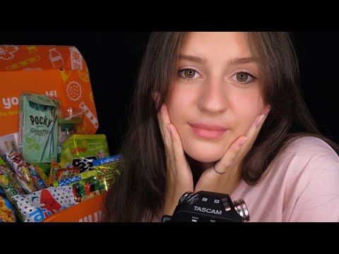 ASMR TokyoTreat JAPANESE CANDY Eating 🍜 АСМР Шёпот & Итинг 🍣