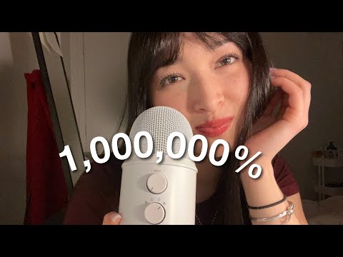 ASMR Close Whispers at 1,000,000% Sensitivity 🧸🪩