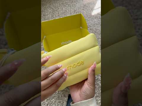Rhode girlies 🍋🍸 #asmr #rhodeskin #unboxing #unbox #yellow #sleep #relax