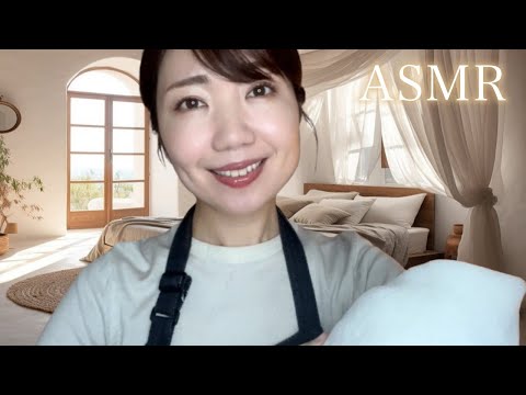 【ASMR】産後ケアホテルで体感する、至福の癒しのひととき🌿✨（労り・マッサージ・首肩のゴリゴリ・和食・咀嚼・声フェチ・アファメーション）【ロールプレイ】