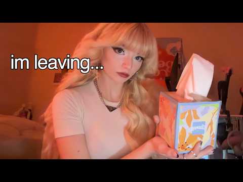 ASMR your mom breaks news of the divorce (wiping your tears, comfort)