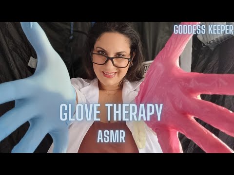 GLOVE THERAPY MEDICAL ASMR  ASMR SLEEP AID  relaxing calm triggers roleplay
