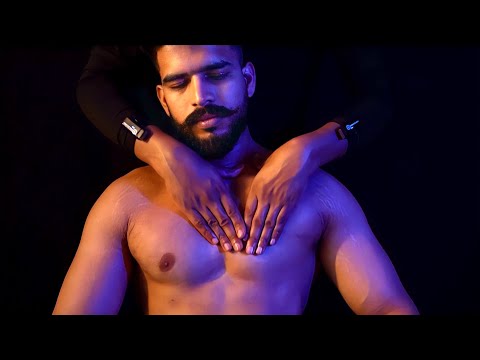 ASMR Intense Head, Neck, Chest & Shoulder massage