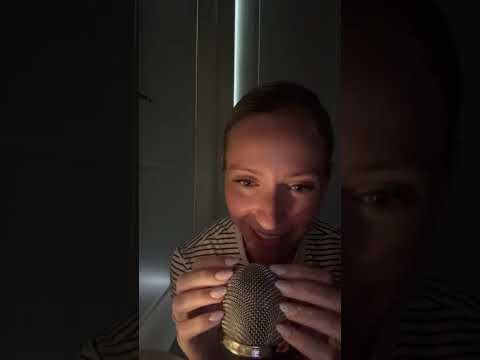 ASMR with mouth sounds, mic scratching, personal attention, eating, trigger words,hand movements +