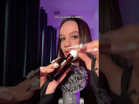 Pov you say NO to ASMRtist 😑 #asmr #asmrsounds #asmrvideo #sleep #tingles