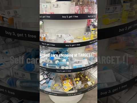 Self care shopping at Target for minis ! #selfcare #vlog #targetfinds #shorts