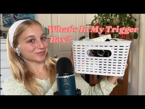 ASMR: What's in My Trigger Box? Assorted Triggers 🧐