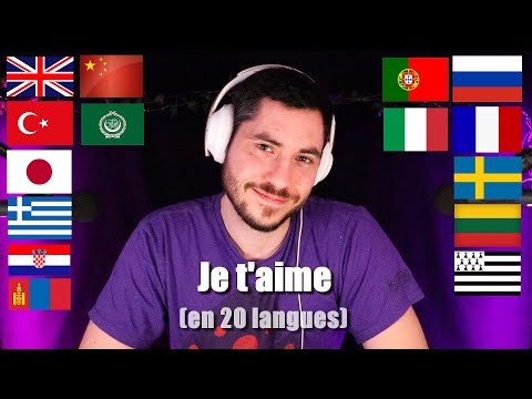 ASMR JE T'AIME (en 20 langues)
