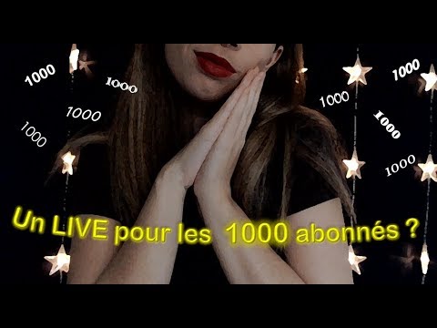 [ASMR français] ANNONCE LIVE 1000 abonnés !