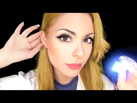 [ASMR Ear Exam and Cleaning] Ear Cleaning , Ear Exam Otoscope , Hearing Test & Hearing Exam ~Beeps~