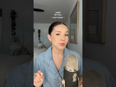 ASMR MY FALL HOT-TAKES 🚫🍂 #asmr #asmrvideos #fall #hottakes