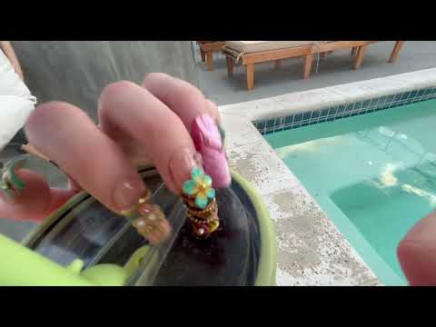 1HR ASMR Pool hangout (loop for sleep)