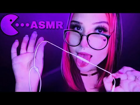 ASMR - Comendo a SUA ORELHA (eating your ear, mic nibbling)