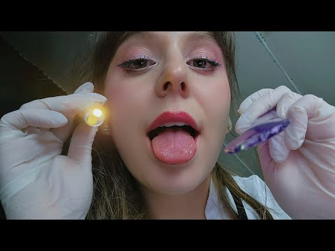 ASMR | Exame dos nervos cranianos MAS você está deitado