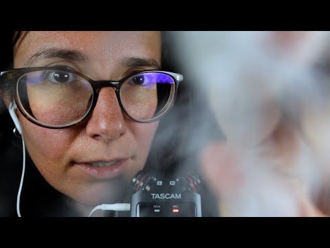 ASMR Slow Mouth Sounds for Sleep (no talking) - Tascam Tingles