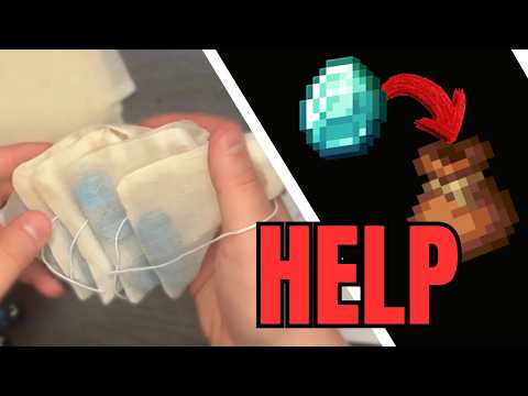 Minecraft ASMR: Preparing Diamond Bundles for Shipping