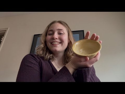 asmr - soft spoken pottery show and tell (lofi, no mic)