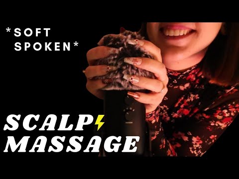 ASMR - FAST and AGGRESSIVE SCALP SCRATCHING MASSAGE | FLUFFY Mic Cover | INTENSE Sounds Soft Spoken