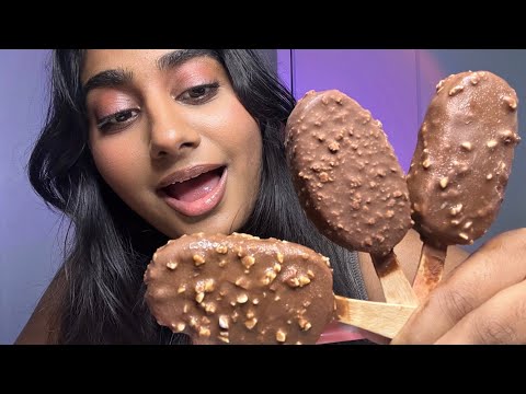 ASMR ICE CREAM BARS MUKBANG | KitKat, Magnum, Häagen Dazs Crunchy Eating Sounds
