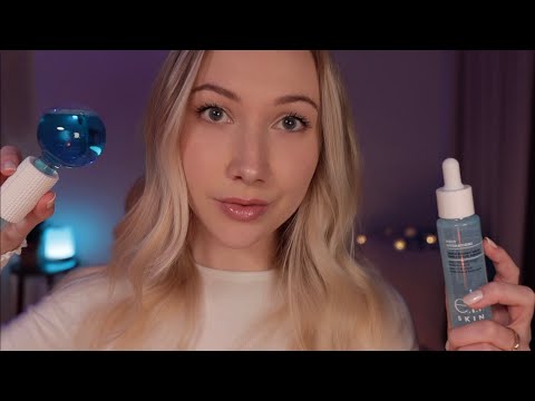 ASMR Winter Evening Skincare | Bedtime Pampering, Personal Attention (layered sounds) ❄️