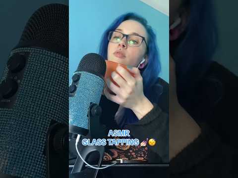 ASMR glass candle tapping 😴 #asmr #asmrtapping #shorts #tapping