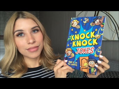 ASMR Knock Knock Jokes 😂💖 keeping you company during this quarantine 😴