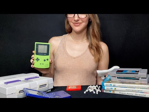 ASMR Game Store (Cleaning Video Games & Consoles) l Soft Spoken