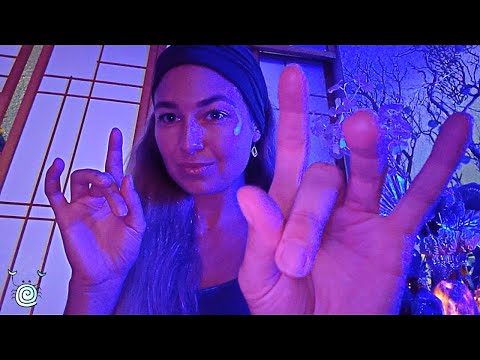 [ASMR] ~ ✌Plucking Stuck Energy Reiki Session✌| Scissors | Energy Cord Cutting | Hand Movements ASMR