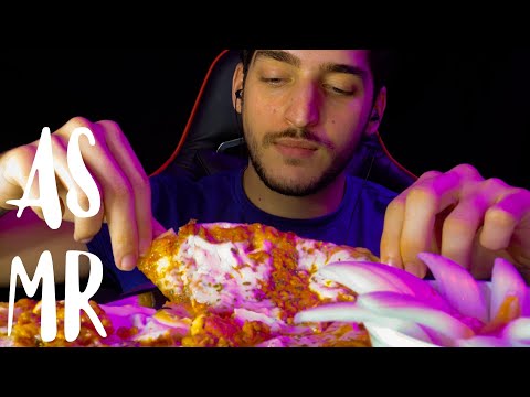 ASMR comiendo/eating PIZZA (eating sounds, mouthsounds)!!!😋🍕🍕