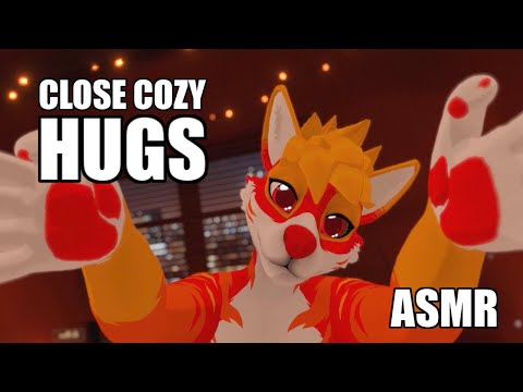 [Furry ASMR] Close, cozy HUGS to help you relax and sleep (3DIO) 🧡