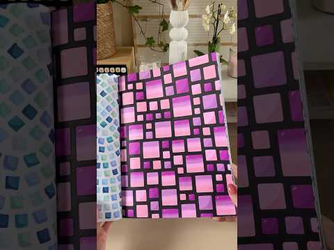 ASMR Coloring Satisfying patterns 🟪⬜️ #satisfyingvideos #asmrcoloring #oddlysatisfyingvideos #asmr