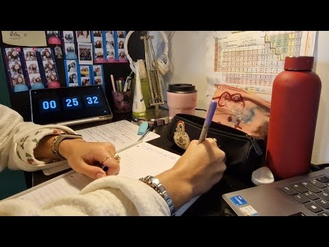 ASMR ESTUDE COMIGO📚✨️