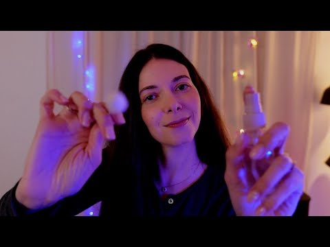 ASMR | te pego los OJOS para que no puedas ABRIRLOS | en español