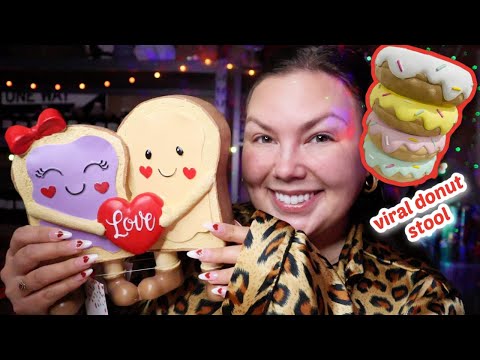 asmr/ ❤️aesthetic tj maxx + home goods HAUL❤️ (I found the donut stool!!!🍩)