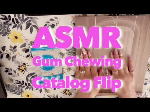 ASMR Gum Chewing Furniture Catalog Flip (Quiet Whisper, Glossy Pages) 😌📖🍬🛋️🛏️🪑