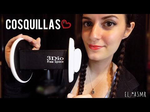 ♡ASMR español♡ COSQUILLAS Suaves♥ (ear touching,breathing,agua,earpick,play foam)