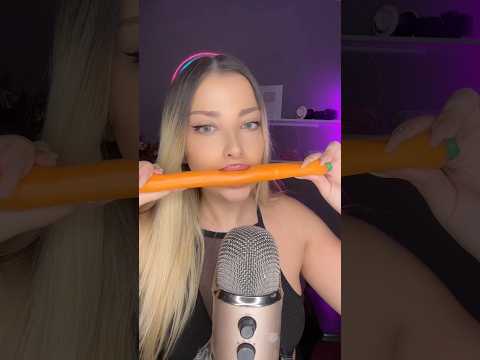 Sahte havuç yer misin? 🥕 Türkçe ASMR #shorts #selenasmr #asmr