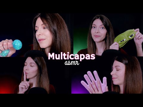 ASMR | Multicapas para que duermas 4 veces más RELAJADO | Love ASMR en español