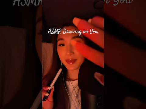 ASMR Drawing on your  beautiful face cause it’s too tingly not to #asmr #asmrshorts #asmrsounds