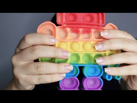 ASMR 🌈 objetos coloridos que causam sono ~ durma agora