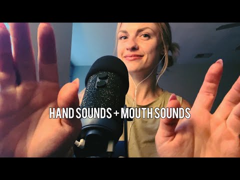 ASMR FAST & “AGGRESSIVE” HAND SOUNDS & (DRY) MOUTH SOUNDS