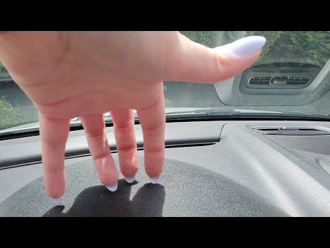 ASMR Fast Tapping And Scratching In The Car | No Talking | Lo-fi