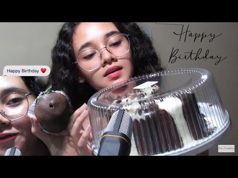 Comemorando meu aniversário com você em ASMR - fazendo você dormir em 10 minutos!🎉 (Carolina Ramos)