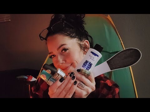 ASMR- Sleepover Pedicure & Secrets By The Fire 🔥