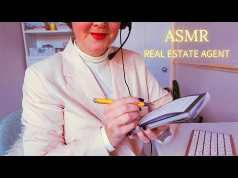 ASMR Real Estate Agent 🏡 Asking You Questions | Soft Spoken, Phone Voice, Typing
