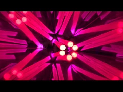asmr mirror tunnel w/ light saber + tingly mouthsounds (kaleidoscope)