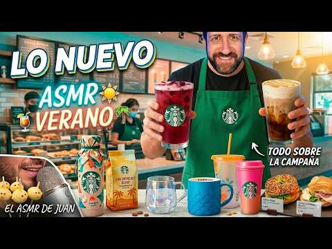 TRABAJO EN STARBUCKS y os enseño TODO LO NUEVO 🥤 Verano 2026 (ASMR)
