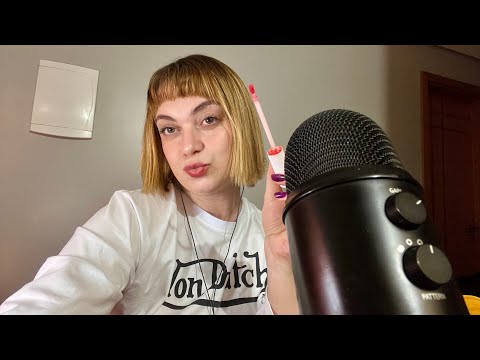 ASMR sussurros enquanto faço minha make do dia a dia 💄